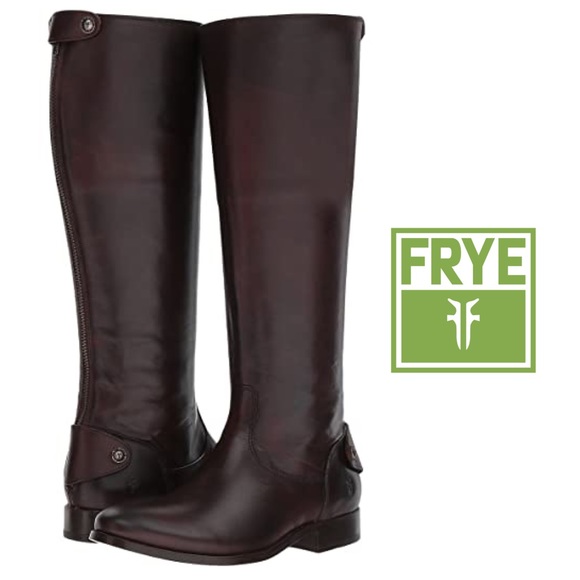 Frye Shoes - The Frye® Melissa Button Back Riding Boot in Brown